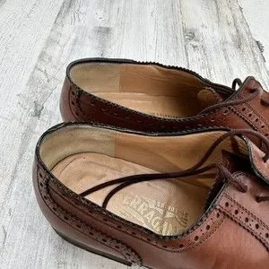 Salvatore Ferragamo Firenze Oxford Brogue Dress Shoes Men\'s 11B English Tan Salvatore Ferragamo | Shoes | Salvatore Ferragamo Firenze  main image 2